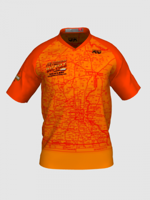 Podiumwear Men's Silver Short Sleeve MTB Jersey - New Fabric 2025!