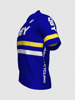 Podiumwear Men's Silver Short Sleeve MTB Jersey - New Fabric 2025!