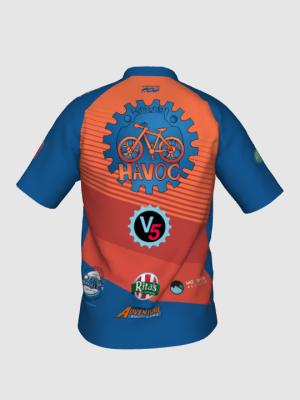 Podiumwear Men's Silver Short Sleeve MTB Jersey - New Fabric 2025!