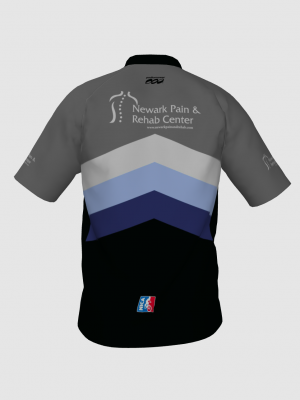 Podiumwear Men's Silver Short Sleeve MTB Jersey - New Fabric 2025!