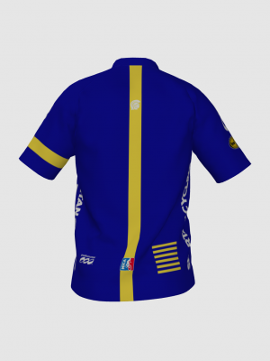 Podiumwear Men's Silver Short Sleeve MTB Jersey - New Fabric 2025!