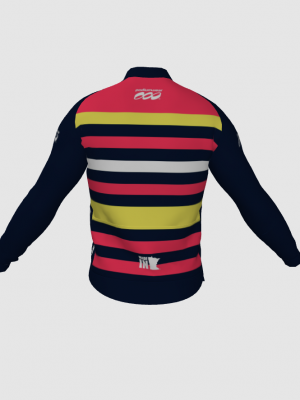 Podiumwear Men's Gold Merino Wool Long Sleeve Jersey