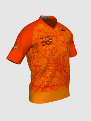Podiumwear Men's Silver Short Sleeve MTB Jersey - New Fabric 2025!
