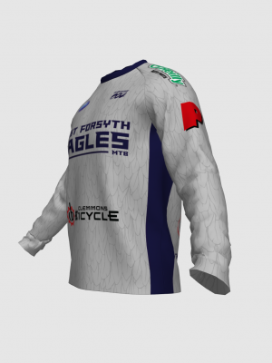 Podiumwear Unisex Silver Long Sleeve Tech Tee - New Fabric 2025!