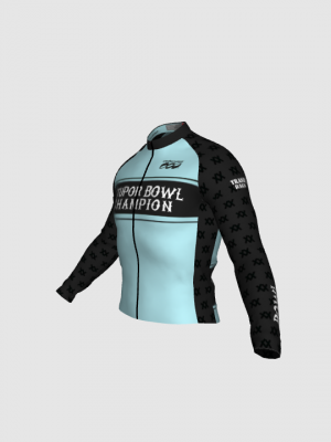 Podiumwear Men's Silver Long Sleeve Jersey