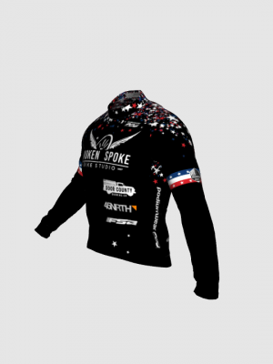 Podiumwear Men's Gold Merino Wool Long Sleeve Jersey