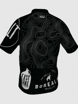 Podiumwear Men's Silver Short Sleeve MTB Jersey