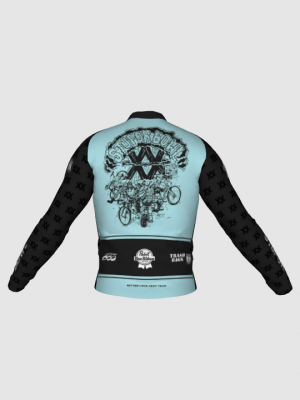 Podiumwear Men's Silver Long Sleeve Jersey