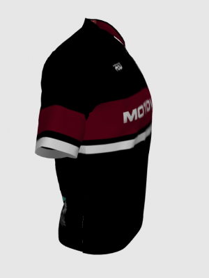 Podiumwear Men's Silver Short Sleeve MTB Jersey - New Fabric 2025!
