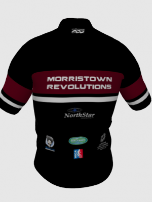 Podiumwear Men's Silver Full Zip Jersey
