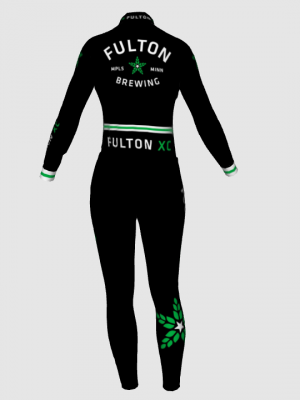 Podiumwear Women's Silver Two-Piece Race Suit