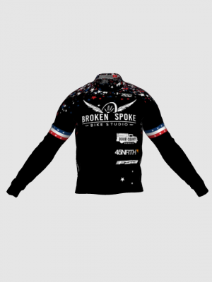 Podiumwear Men's Gold Merino Wool Long Sleeve Jersey