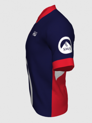 Podiumwear Men's Silver Short Sleeve MTB Jersey - New Fabric 2025!