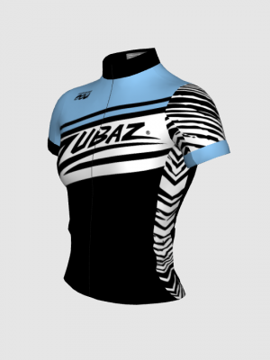 Podiumwear Women's Silver Full Zip Jersey