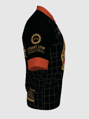 Podiumwear Men's Silver Short Sleeve MTB Jersey - New Fabric 2025!