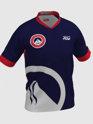 Podiumwear Men's Silver Short Sleeve MTB Jersey - New Fabric 2025!