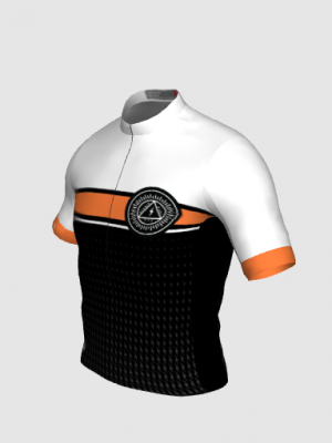 Podiumwear Men's Silver Full Zip Jersey