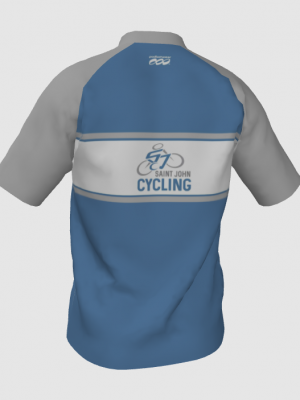 Podiumwear Men's Silver Short Sleeve MTB Jersey