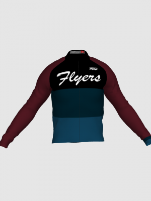 Podiumwear Men's Gold Merino Wool Long Sleeve Jersey