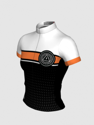 Podiumwear Women's Silver Full Zip Jersey