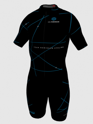 Podiumwear Men's Short Sleeve Skinsuit with Pockets