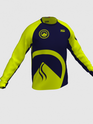 Podiumwear Unisex Silver Long Sleeve Tech Tee - New Fabric 2025!