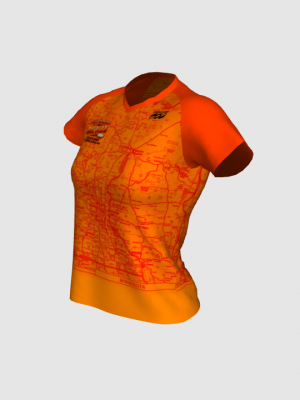 Podiumwear Women's Silver Short Sleeve MTB Jersey