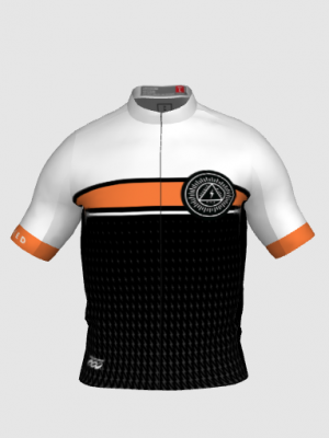 Podiumwear Men's Silver Full Zip Jersey