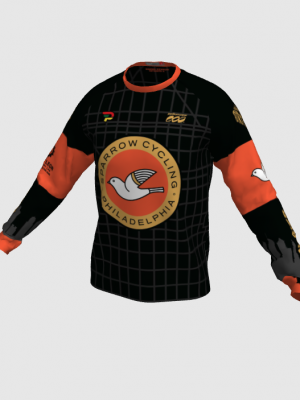 Podiumwear Unisex Silver Long Sleeve Tech Tee - New Fabric 2025!