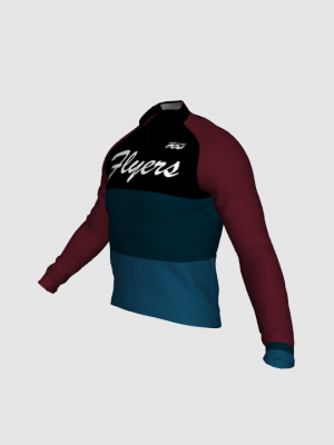 Podiumwear Men's Gold Merino Wool Long Sleeve Jersey