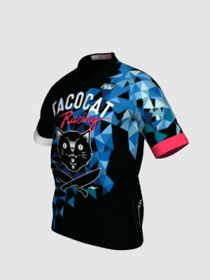 Podiumwear Men's Silver Short Sleeve MTB Jersey - New Fabric 2025!
