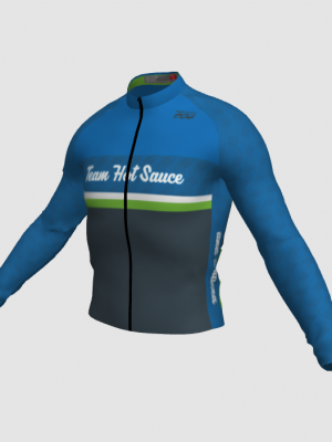 Podiumwear Men's Silver Long Sleeve Jersey