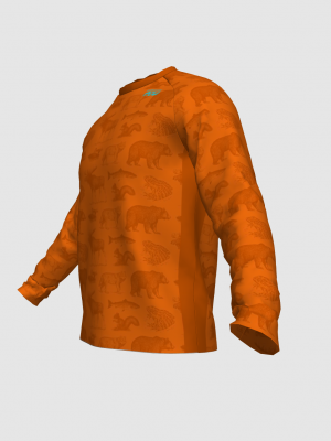 Podiumwear Unisex Silver Long Sleeve Tech Tee - New Fabric 2025!