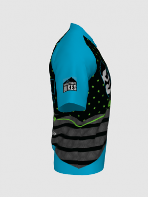 Podiumwear Men's Silver Short Sleeve MTB Jersey - New Fabric 2025!