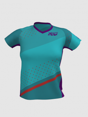 Podiumwear Women's Silver Short Sleeve MTB Jersey - NEW FABRIC 2025!