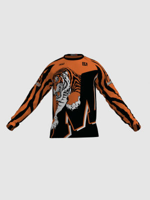 Podiumwear Unisex Silver Long Sleeve Tech Tee - New Fabric 2025!