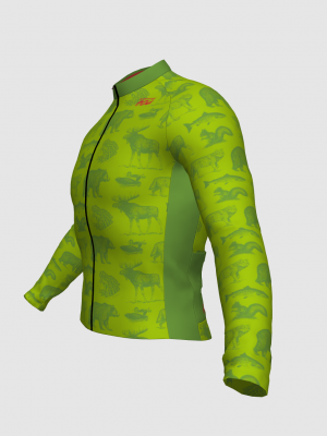 Podiumwear Men's Silver Long Sleeve Jersey