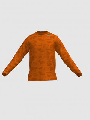 Podiumwear Unisex Silver Long Sleeve Tech Tee - New Fabric 2025!