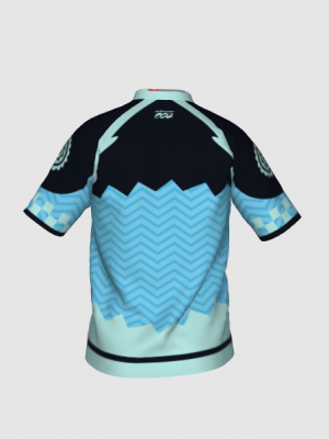 Podiumwear Men's Silver Short Sleeve MTB Jersey - New Fabric 2025!