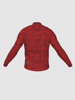 Podiumwear Men's Gold Merino Wool Long Sleeve Jersey