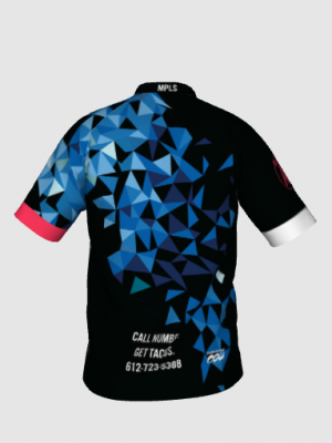 Podiumwear Men's Silver Short Sleeve MTB Jersey - New Fabric 2025!