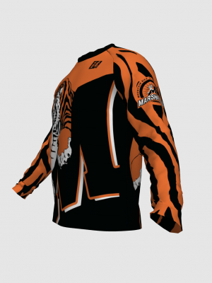 Podiumwear Unisex Silver Long Sleeve Tech Tee - New Fabric 2025!