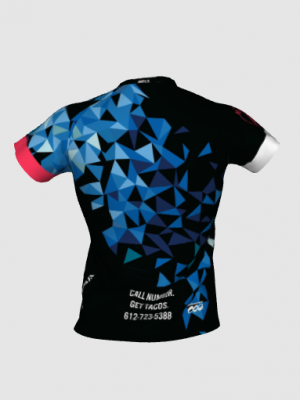 Podiumwear Women's Silver Short Sleeve MTB Jersey - NEW FABRIC 2025!
