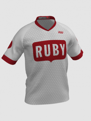 Podiumwear Men's Silver Short Sleeve MTB Jersey - New Fabric 2025!