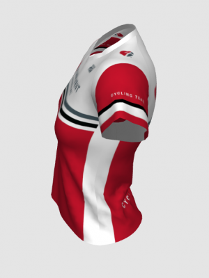 Podiumwear Women's Silver Short Sleeve MTB Jersey - NEW FABRIC 2025!