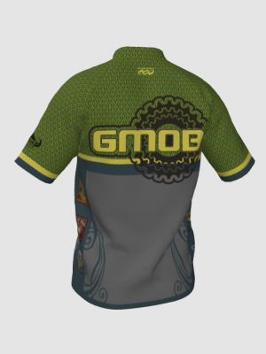 Podiumwear Men's Silver Short Sleeve MTB Jersey - New Fabric 2025!