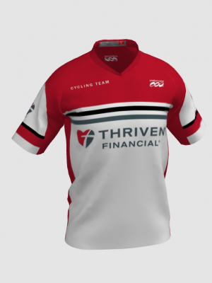Podiumwear Men's Silver Short Sleeve MTB Jersey - New Fabric 2025!