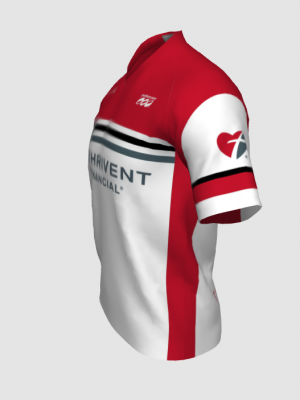 Podiumwear Men's Silver Short Sleeve MTB Jersey - New Fabric 2025!
