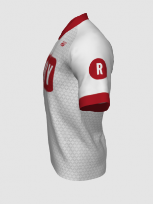 Podiumwear Men's Silver Short Sleeve MTB Jersey - New Fabric 2025!