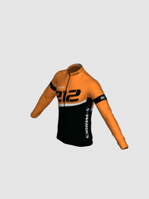 Podiumwear Men's Silver Long Sleeve Jersey